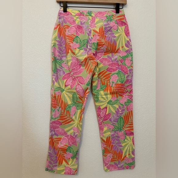 Lilly Pulitzer Tropical Frog Print Pants - Picture 2 of 5